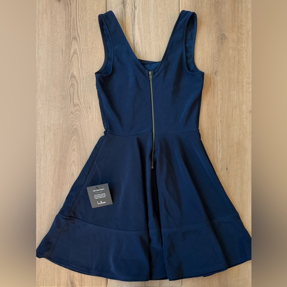 NWT Lulus Navy Blue Mini Dress Size S - Picture 3 of 6